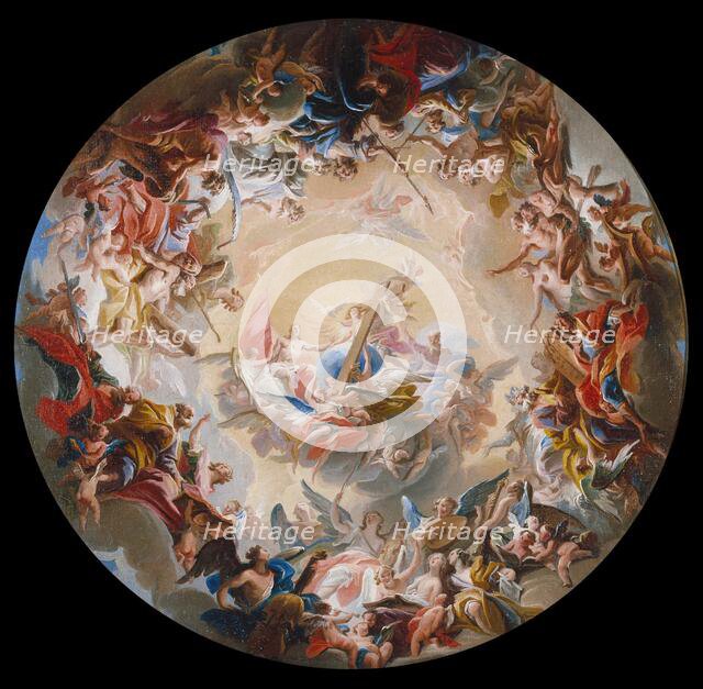 Glorification of the Cross, about 1718. Creator: Carlo Innocenzo Carlone.