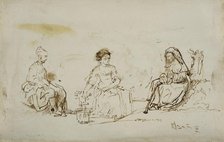 Three women in a landscape. Creator: Rembrandt Harmensz van Rijn.