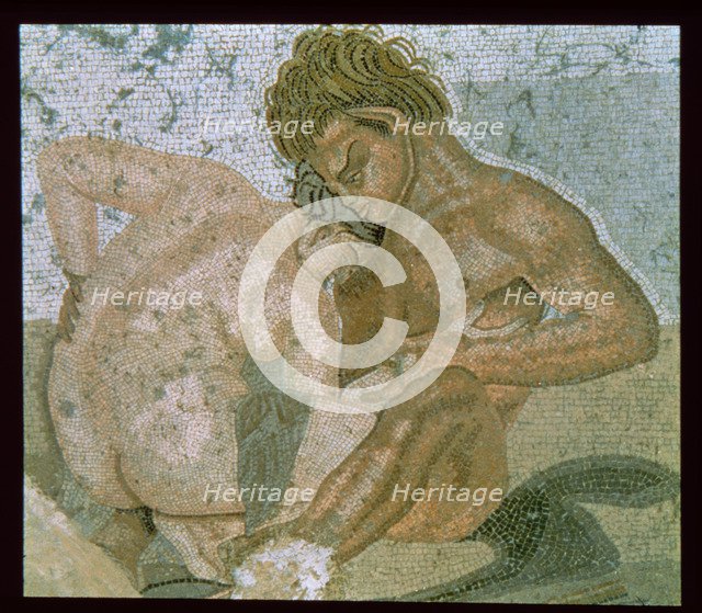 Satyr and Maenad. Mosaic from the House of the Faun.
