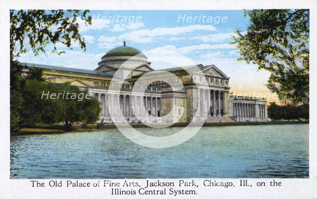 The Old Palace of Fine Arts, Jackson Park, Chicago, Illinois, USA, 1917. Artist: Unknown