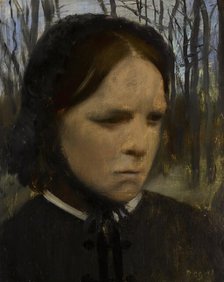 Portrait of Estelle Balfour, 1863-1865. Creator: Edgar Degas.