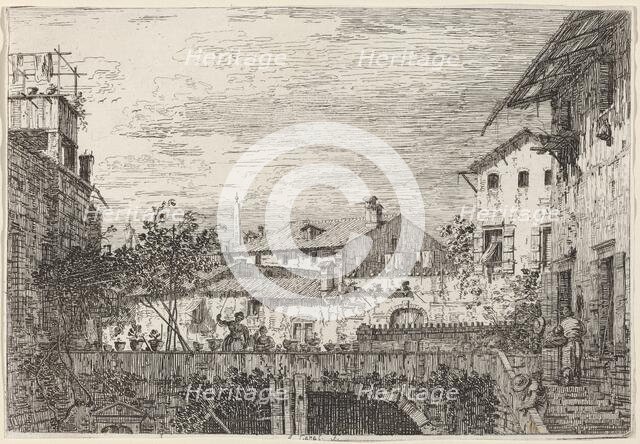 The Terrace, c. 1735/1746. Creator: Canaletto.