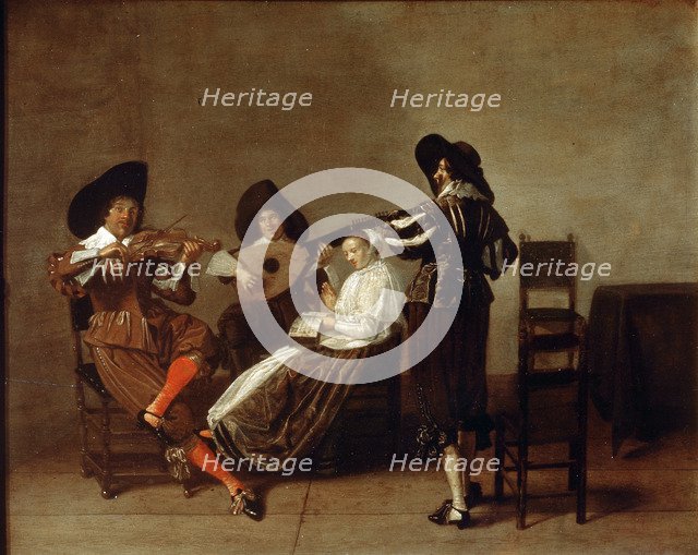 'Musical Evening', early 17th century.  Artist: Master of Haarlem