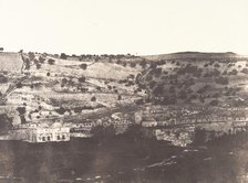 Jérusalem, Mosquée d'Omar, côté est, Intérieur de l'enceinte, 1, 1854. Creator: Auguste Salzmann.