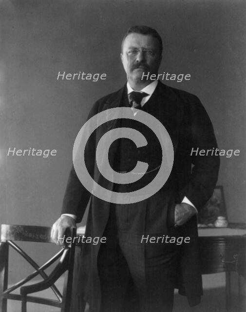 President Theodore Roosevelt, 1902. Creator: Frances Benjamin Johnston.