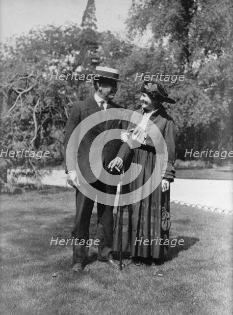 Herbert Corry, Newspaperman; with Wife, 1917. Creator: Unknown.