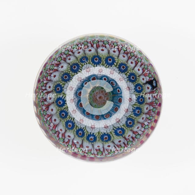 Paperweight, France, 1848. Creator: Saint-Louis Glassworks.