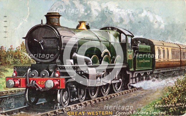 Great Western - Cornish Riviera Limited, Barnard Way, 1932. Creator: Unknown.