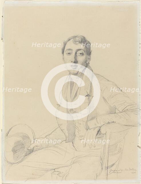 Dr. Louis Martinet, 1826. Creator: Jean-Auguste-Dominique Ingres.