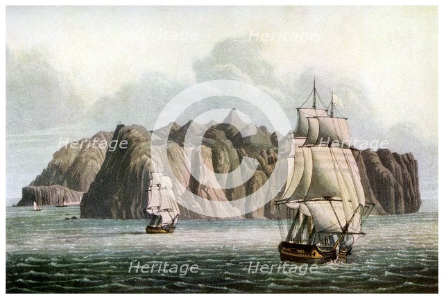 'St Helena, in Napoleon's Time', 19th century (1956). Artist: Unknown