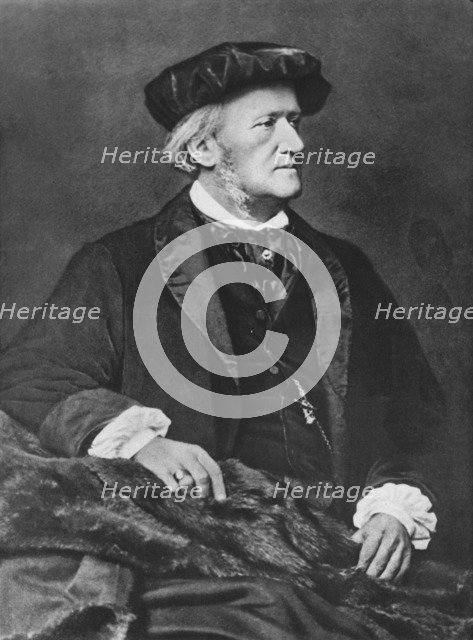 'Richard Wagner', 1870, (1939). Artist: Franz Seraph Hanfstaengl.