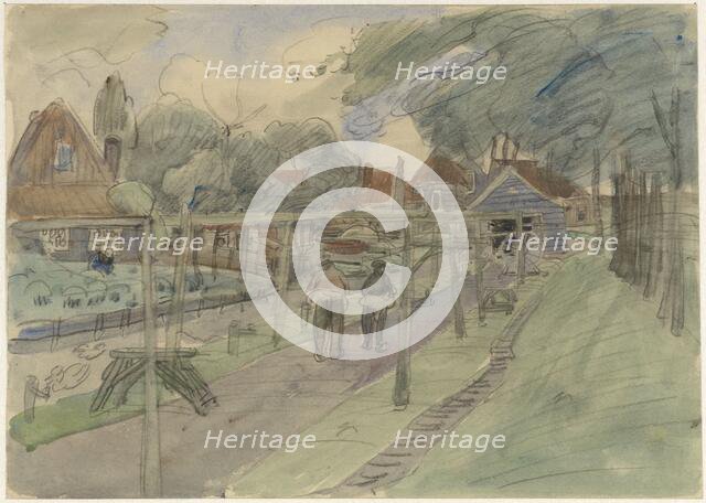 Two rope makers at work, 1871-1903. Creator: Paul Rink.