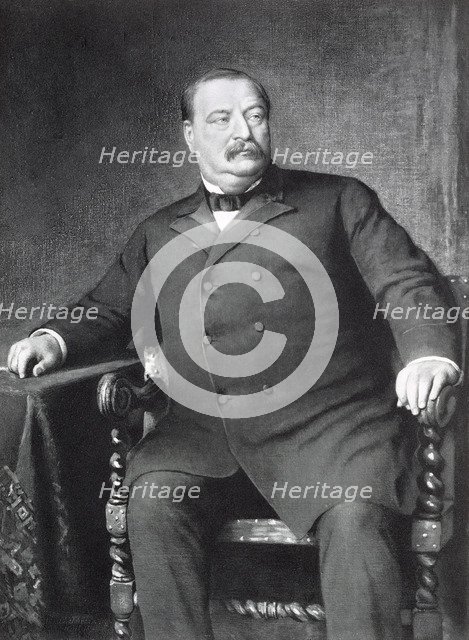 Grover Cleveland, 22nd and 24th President of the United States of America Artist: Unknown