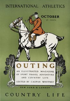 Outing, Illustrated Magazine of Sport Travel Adventure and Contry Life Edited by..., c1890 - 1907. Creator: Edward Penfield.