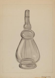 Wine Bottle, c. 1937. Creator: Frank Nelson.
