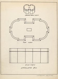 Powder Box, c. 1936. Creator: Vera Van Voris.