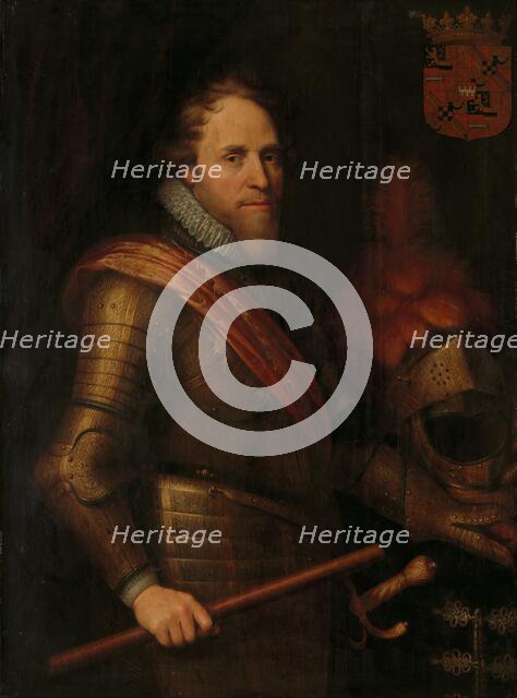 Portrait of Maurits (1567-1625), Prince of Orange, c.1607-c.1613. Creator: Workshop of Michiel Jansz van Mierevelt.