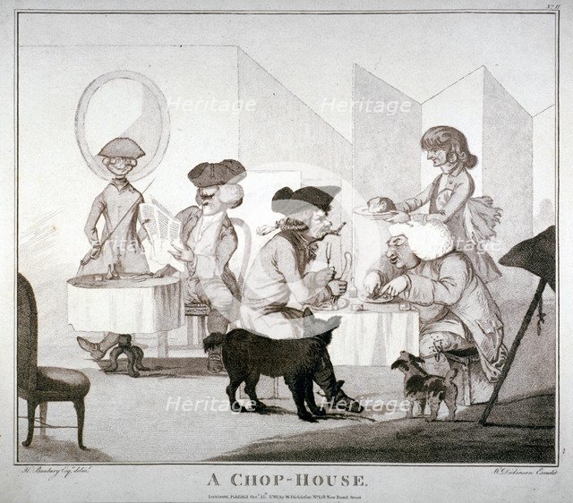 'A Chop House', 1781. Artist: Anon