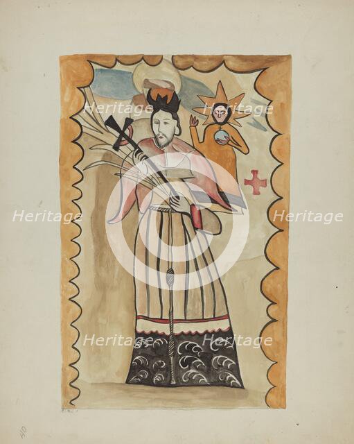 Retablo, 1935/1942. Creator: E. Boyd.