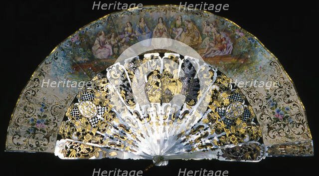 Fan, France, 1825/75. Creator: Unknown.