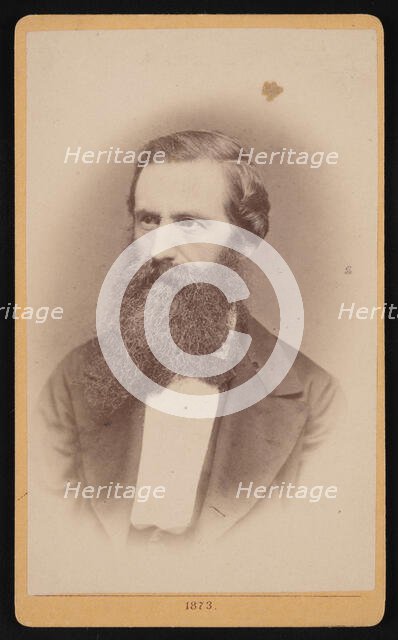 Portrait of Mordecai Cubitt Cooke (1825-1914), 1873. Creator: J Stegmann.