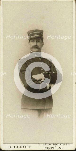Portrait of the composer Fernand Halphen (1872-1917), 1910s. Creator: Photo studio E. Benoit.