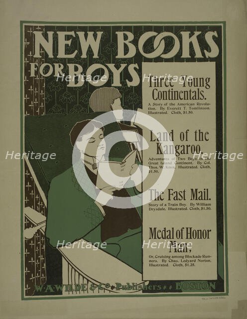 New books for boys, c1896. Creator: Unknown.