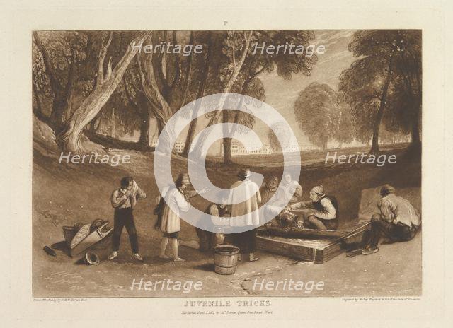 Juvenile Tricks (Liber Studiorum, part V, plate 22), January 1, 1811. Creator: JMW Turner.