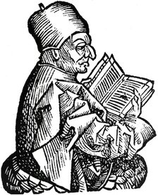 The Venerable Bede (c673-735), Anglo-Saxon theologian, scholar and historian, 1493. Artist: Unknown