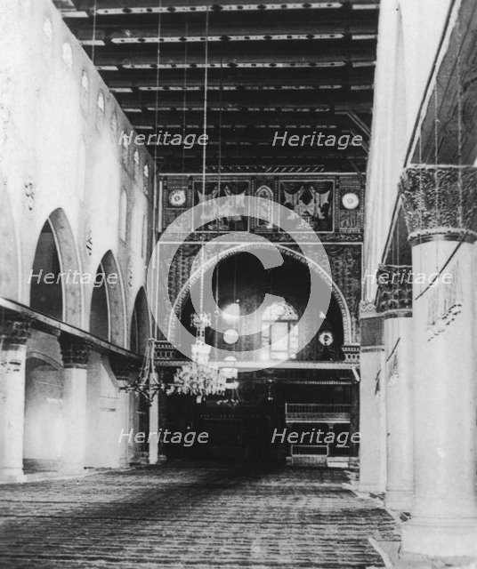 Al-Aqsa Mosque, Jerusalem, c1927-c1931. Artist: Cavanders Ltd