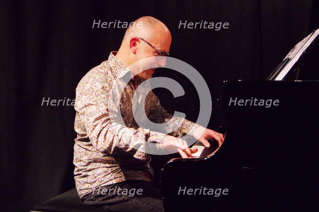 Marco Marconi, Marco Marconi Quartet, Verdict Jazz Club, Brighton, East Sussex, 14 April 2023. Creator: Brian O'Connor.