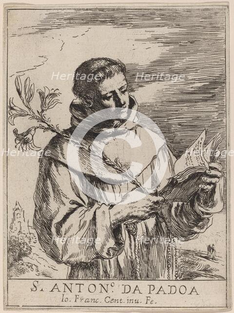 Saint Anthony of Padua. Creator: Guercino.