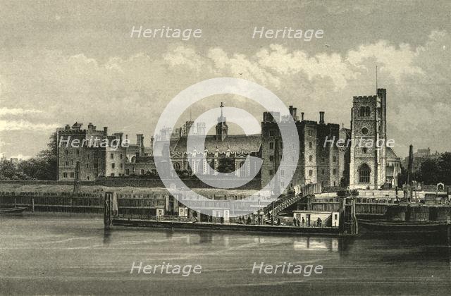 'Lambeth Palace', c1876. Creator: Unknown.