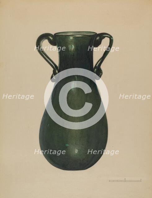 Vase, c. 1936. Creator: Anna Aloisi.