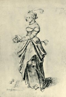 Young woman, early 16th century, (1943).  Creator: Nicolas Manuel Deutsch.