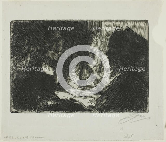 The New Ballad, 1903. Creator: Anders Leonard Zorn.