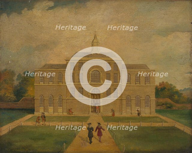 Saint Pancras smallpox hospital, London, c1840s. Creator: Unknown.