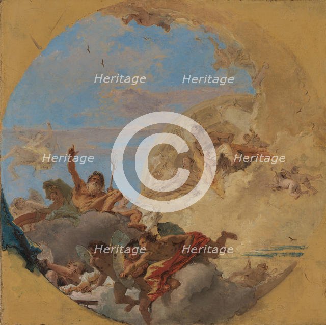 Neptune and the Winds. Creator: Giovanni Battista Tiepolo.