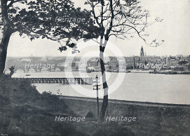 'Berwick - From Spittal, Showing Berwick Bridge', 1895. Artist: Unknown.