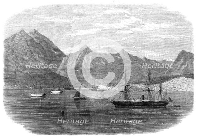 The Indo-European Telegraph: Mussendom Station, Elphinstone Inlet, Persian Gulf, 1865. Creator: Unknown.