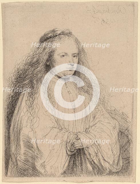 The Little Jewish Bride (Saskia as Saint Catherine), 1638. Creator: Rembrandt Harmensz van Rijn.