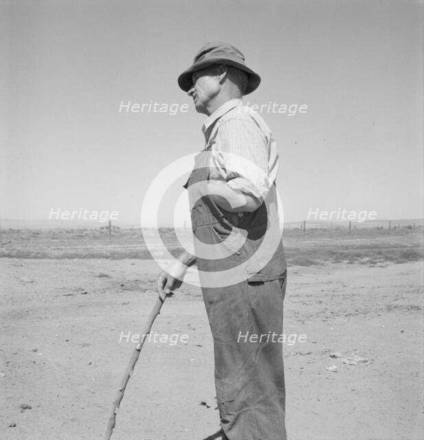 Possibly: Chris Ament, German-Russian dry land wheat farmer, who survived...Columbia Basin, 1939. Creator: Dorothea Lange.