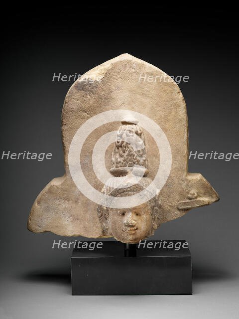 Head of a Female Deity, c. 9th/13th century. Creator: Unknown.