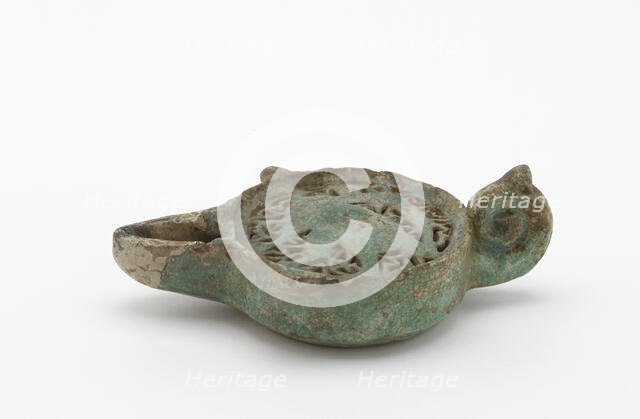 Oil lamp, (12th-13th century?). Creator: Unknown.
