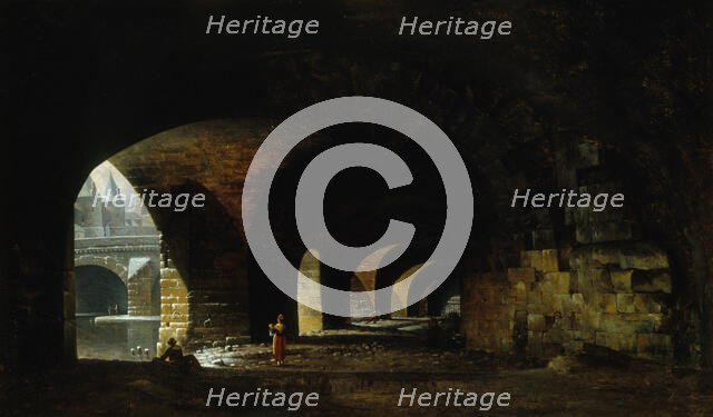 The vault of Quai de Gesvres, 1815. Creator: Auguste Jacques Regnier.