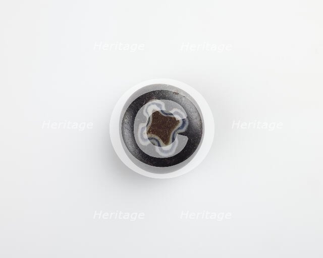 Button bead, Ptolemaic Dynasty to Roman Period, late 4th century BCE-early 1st century CE. Creator: Unknown.