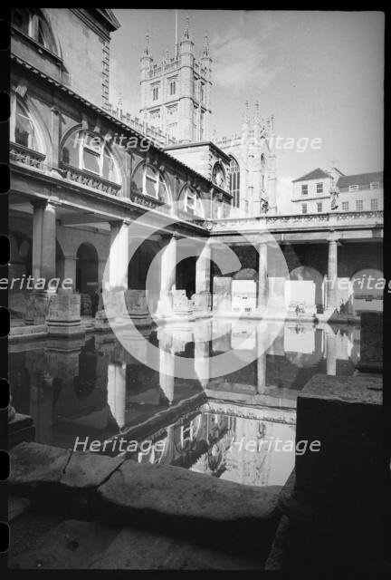 Roman Baths Museum, Abbey Churchyard, Bath, Somerset, c1955-c1980. Creator: Ursula Clark.