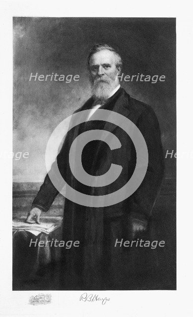 Rutherford B Hayes, 19th President of the United States of America, (1901). Artist: Unknown