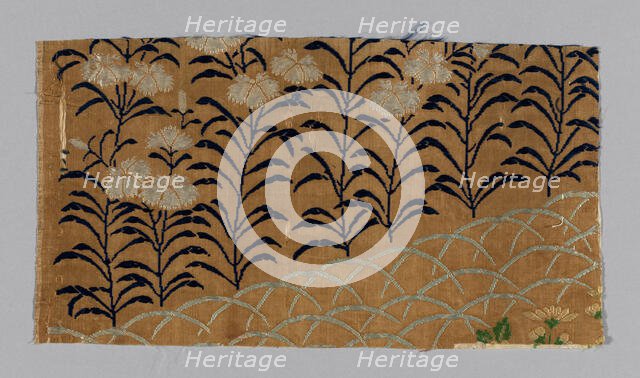 Fragment (From a Noh Costume), Japan, 18th century, late Edo period (1789-1868)/ Meiji period... Creator: Unknown.