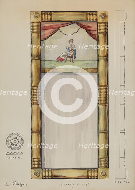 Mirror, c. 1936. Creator: Kurt Melzer.